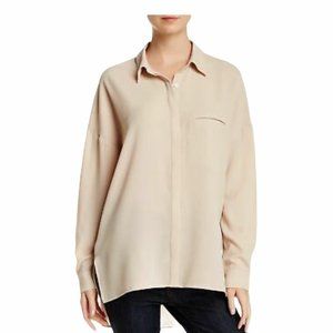 RO&DE | Nordstrom | Hi Lo One Pocket Woven Shirt S
